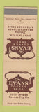 Matchbook Cover - Evans Coffe Shop Kansas City MO