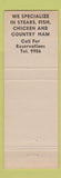 Matchbook Cover - Reception Club Kenton TN
