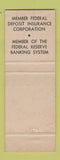 Matchbook Cover - Peoples National Bank Rocky Mount NC