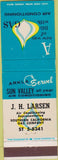 Matchbook Cover - JH Larsen Air Conditioning Southern California Gas