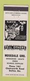 Matchbook Cover - Mosedale Grocery Dalton GA