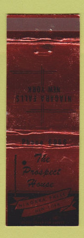 Matchbook Cover - Prospect House Niagara Falls NY
