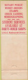 Matchbook Cover - Long Beach State Collge 49ers CA