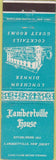 Matchbook Cover - Lambertville House NJ