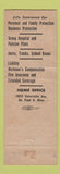 Matchbook Cover - Frank deChambeau Insurance Virginia MN low phone #