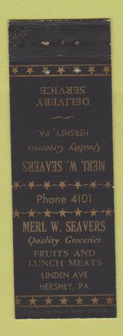 Matchbook Cover - Merl Seavers Grocery Horsey PA WEAR