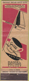 Matchbook Cover - Mandel Brothers Grill Chicago IL