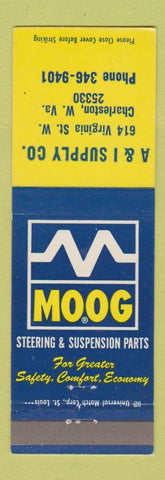 Matchbook Cover - Moog Steering Suspension Auto Parts Charleston WV