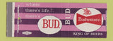 Matchbook Cover - Budweiser Beer Full Length