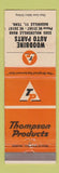 Matchbook Cover - Thompson Auto Parts Woodbine Nashville TN