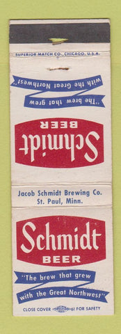 Matchbook Cover - Schmidt Beer St Paul MN WORN