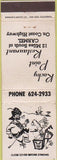 Matchbook Cover - Rocky Point Restaurant pirate Carmel CA