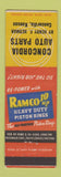 Matchbook Cover - Ramco Piston Rings Concordia KS Henry Herman