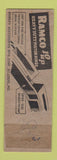 Matchbook Cover - Ramco Piston Rings Concordia KS Henry Herman