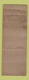 Matchbook Cover - Burkhardt's Beer WORN Full Length