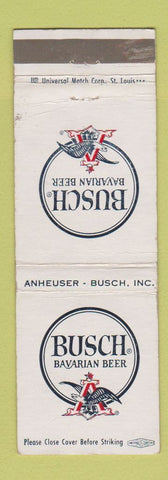 Matchbook Cover - Busch Beer Anheuser Busch