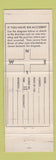 Matchbook Cover - Bergner Vater Auto Body Detroit MI WEAR