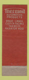 Matchbook Cover - Thermoid Fan Belts Auto Parts Roswell Clovis Carlsbad NM