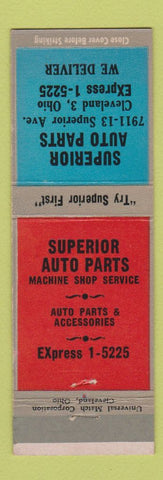 Matchbook Cover - Superior Auto Parts Cleveland OH