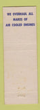Matchbook Cover - John Lenz Auto Repair Battle Creek MI