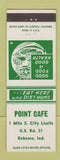 Matchbook Cover - Point Cafe Kokomo IN
