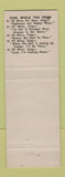 Matchbook Cover - Point Cafe Kokomo IN