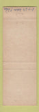 Matchbook Cover - Adeline's R&O Cafe Davenport IA