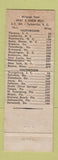 Matchbook Cover - Chat & Chew Restaurant Turbeville SC WEAR
