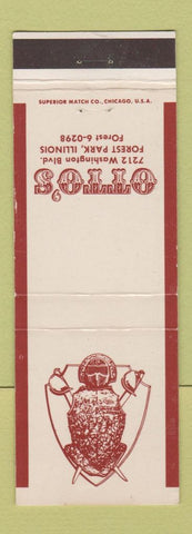 Matchbook Cover - Otto's Forest Park IL Restaurant