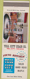 Matchbook Cover - Tell City Chair Co IN