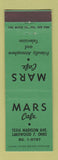 Matchbook Cover - Mars Cafe Lakewood OH