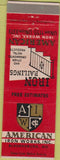 Matchbook Cover - American Iron Works Bladensburg MD