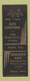 Matchbook Cover - Sherlock's Cafe Sidney MT