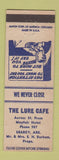 Matchbook Cover - Lure Cafe Searcy AR