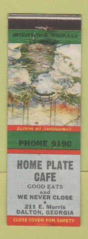 Matchbook Cover - Home Plate Cafe Dalton GA