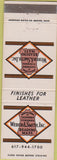Matchbook Cover - Weber Smith Tanners' Reading MA leather
