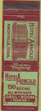 Matchbook Cover - Hotel Arnold Knoxville TN WORN