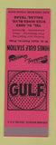 Matchbook Cover - Hines Gulf oil gas Dallas TX SAMPLE