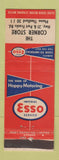 Matchbook Cover - Corner Store Esso oil gas Thedford ON