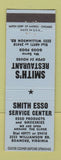 Matchbook Cover - Smith Esso oil gas Restaurant Roanoke VA