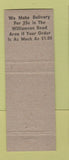 Matchbook Cover - Smith Esso oil gas Restaurant Roanoke VA