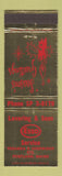 Matchbook Cover - Esso oil gas Lovering Sons Portland ME Christmas