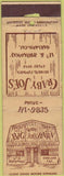 Matchbook Cover - Craby Joes Oakland CA Country Hillbilly music