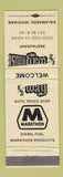 Matchbook Cover - Marathon oil gas Wayhouse Restaurant Kalamazoo MI