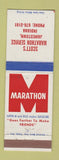Matchbook Cover - Marathon oil gas Scott's Jamestown IN