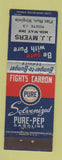 Matchbook Cover - Pure oil gas JJ Myers Inn Flat Run VA