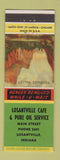 Matchbook Cover - Losantville Cafe Pure oil gas IN