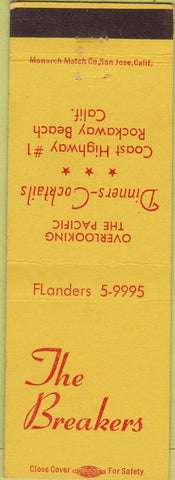 Matchbook Cover - The Brekers Rockaway Beach CA