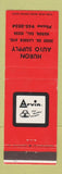 Matchbook Cover - Huron Auto Parts Huron CA Arvin Muffler