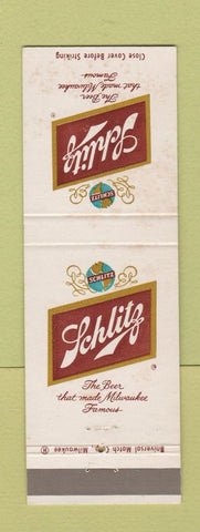Matchbook Cover - Schiltz Beer Milwaukee WI WEAR
